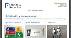 Desktop Screenshot of fabricadeanuncios.com